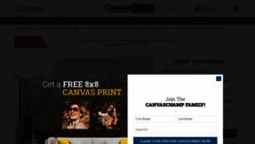 What Canvaschamp.co.nz website looked like in 2020 (3 years ago)