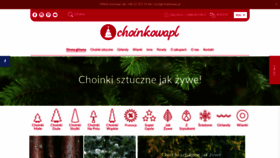 What Choinkowo.pl website looked like in 2020 (3 years ago)