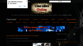 What Cinelibreonline.com website looked like in 2020 (3 years ago)
