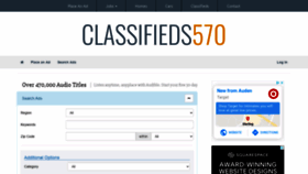 What Classifieds570.com website looked like in 2020 (3 years ago)