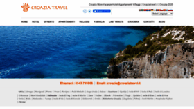 What Croaziatravel.it website looked like in 2020 (3 years ago)