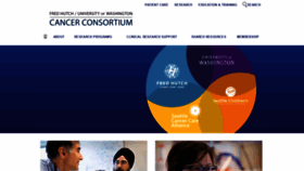 What Cancerconsortium.org website looked like in 2020 (5 years ago)