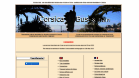 What Corsicabus.org website looked like in 2020 (3 years ago)