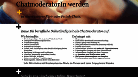 What Chatmod.agency website looked like in 2020 (3 years ago)