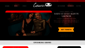 What Caravanmusic.com.au website looked like in 2020 (3 years ago)