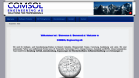 What Comsol.net website looked like in 2020 (5 years ago)