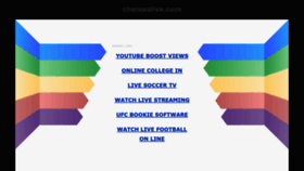 What Chelsealive.com website looked like in 2020 (3 years ago)