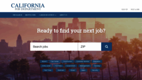 What Californiajobdepartment.com website looked like in 2020 (3 years ago)