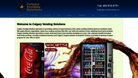 What Calgaryvendingsolutions.com website looked like in 2020 (3 years ago)