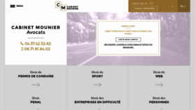 What Cabinetmounier.com website looked like in 2020 (3 years ago)