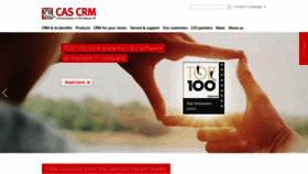 What Cas-crm.com website looked like in 2020 (3 years ago)