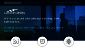 What Compliancepoint.com website looked like in 2020 (3 years ago)