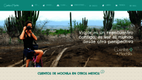 What Cuentosdemochila.com website looked like in 2020 (3 years ago)