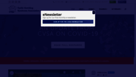 What Cvsaonline.org website looked like in 2020 (3 years ago)