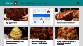 What Cookingamour.com website looked like in 2020 (3 years ago)