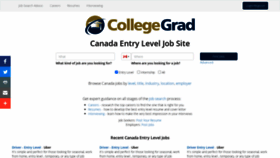 What Collegegrad.ca website looked like in 2020 (3 years ago)