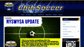 What Chilisoccer.org website looked like in 2020 (3 years ago)