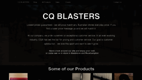 What Cqblasters.com website looked like in 2020 (3 years ago)