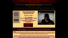 What Cffafundraiser.org website looked like in 2020 (5 years ago)