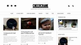 What Cheercrank.com website looked like in 2020 (3 years ago)