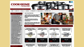 What Cooknhome.com website looked like in 2020 (3 years ago)