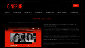 What Cinepub.ro website looked like in 2020 (3 years ago)