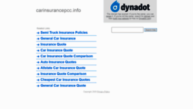 What Carinsurancepcc.info website looked like in 2020 (3 years ago)