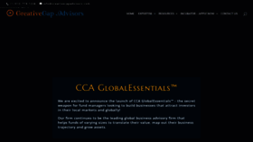 What Creativecapadvisors.com website looked like in 2020 (3 years ago)