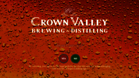 What Crownvalleybrewery.com website looked like in 2020 (3 years ago)