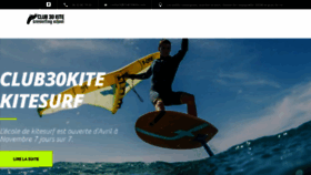 What Club30kite.com website looked like in 2020 (3 years ago)