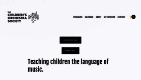 What Childrensorch.org website looked like in 2020 (3 years ago)