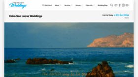 What Cabosanlucasweddings.com website looked like in 2020 (3 years ago)