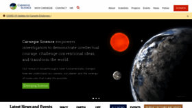 What Carnegieinstitution.org website looked like in 2020 (5 years ago)