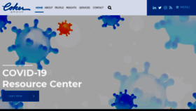 What Cokergroup.com website looked like in 2020 (3 years ago)