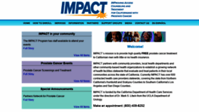 What California-impact.org website looked like in 2020 (3 years ago)