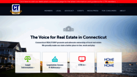 What Ctrealtors.com website looked like in 2020 (3 years ago)