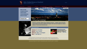 What Chabadstanford.org website looked like in 2020 (3 years ago)