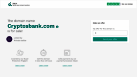 What Cryptosbank.com website looked like in 2020 (3 years ago)