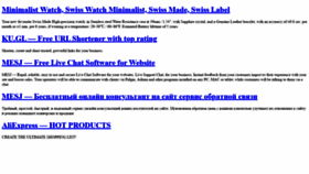 What Chooseswisswatches.com website looked like in 2020 (3 years ago)