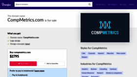 What Compmetrics.com website looked like in 2020 (3 years ago)
