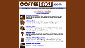 What Coffeebags.com website looked like in 2020 (3 years ago)