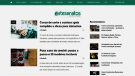 What Comofazerartesanatos.com.br website looked like in 2020 (3 years ago)