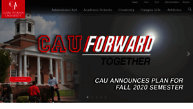 What Cau.edu website looked like in 2020 (3 years ago)