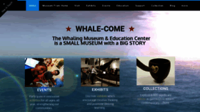 What Cshwhalingmuseum.org website looked like in 2020 (3 years ago)