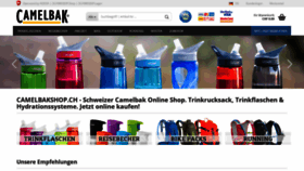 What Camelbakshop.ch website looked like in 2020 (3 years ago)