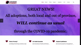 What Canadianpomsky.com website looked like in 2020 (3 years ago)