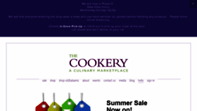 What Cookeryshops.com website looked like in 2020 (3 years ago)
