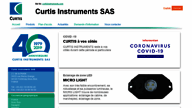 What Curtisinst.fr website looked like in 2020 (5 years ago)
