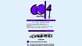 What Ccl4.org website looked like in 2020 (5 years ago)