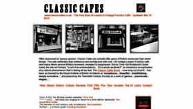 What Classiccafes.co.uk website looked like in 2020 (3 years ago)